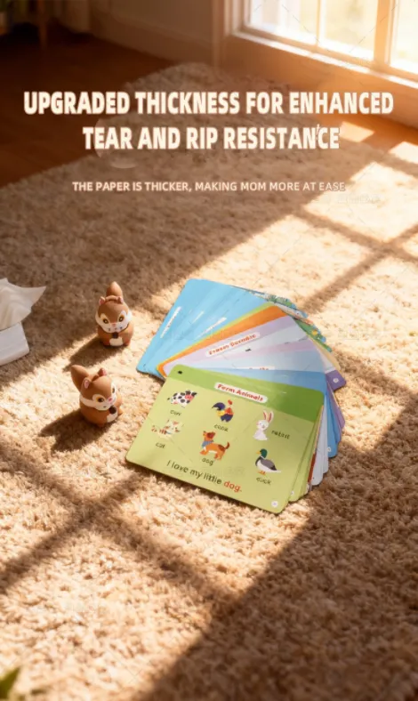Talking Squirrel with 55 Double-Sided Educational Flash Cards for Kids - Image 5