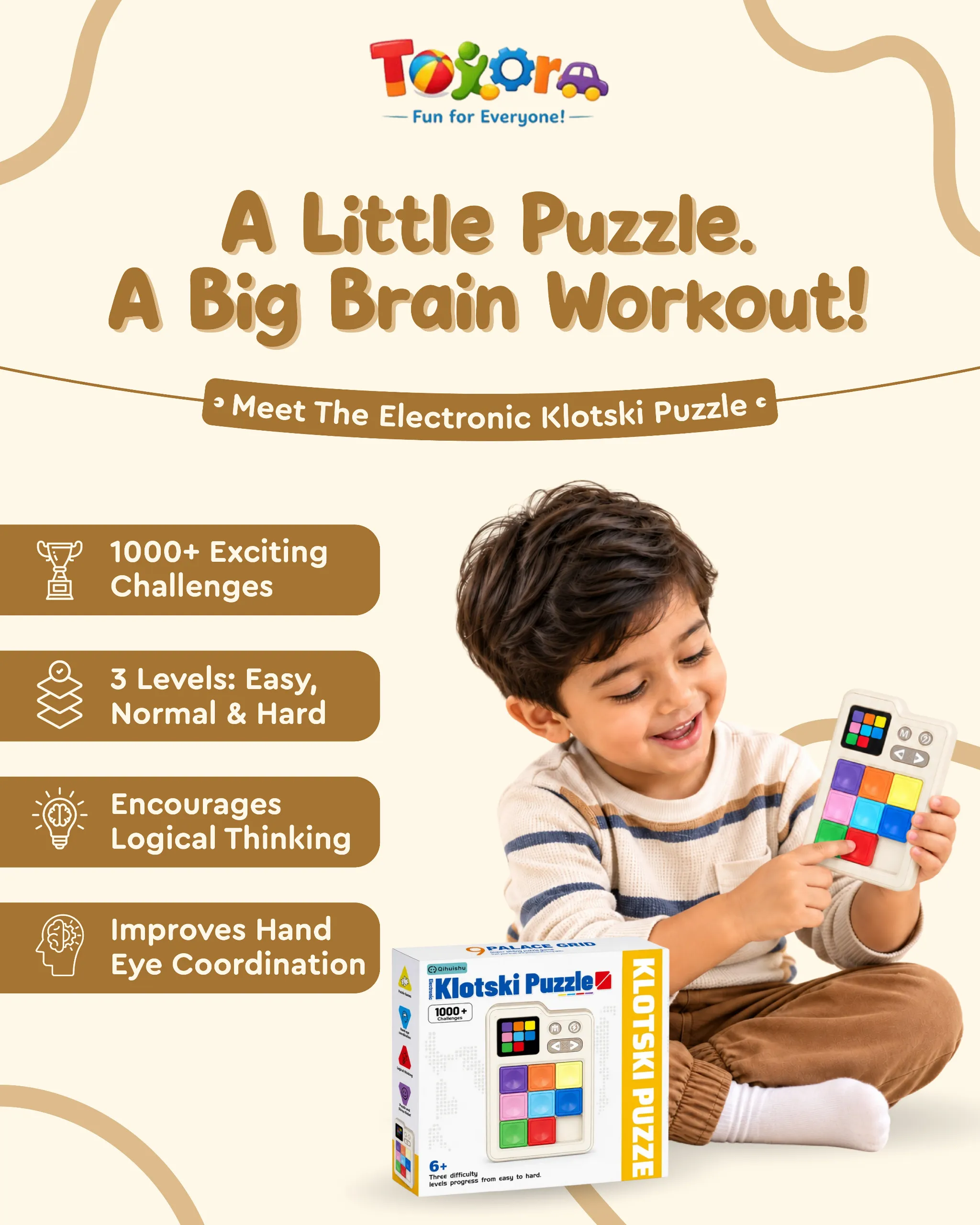 Qihuishu Smart Klotski Sliding Block Puzzle - Image 5